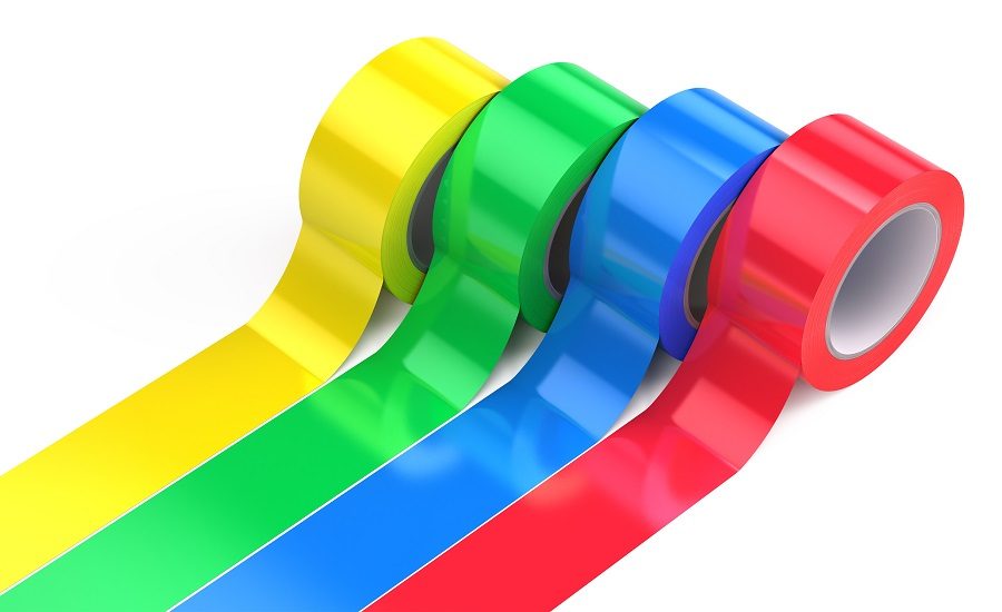 colorful adhesive tapes