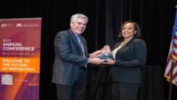 Image of Michelman representative receiving the IRI Award for Corporate Citizenship.jpg