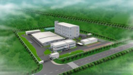 Drawing of Shin-Etsu Chemical plant in Zhejiang Province