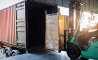 packages being loaded into truck