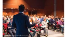 speaker at an event