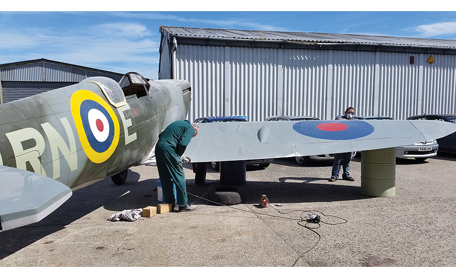 Kit d'avion modèle Spitfire MK1 Assemblage requis colle non